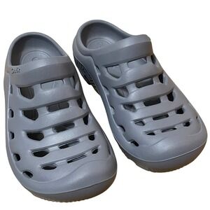 Oboz Whakata Coast Gray Women's 6 Clogs Recovery Slip‎ On Sandal Shoes